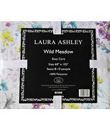 NIP Laura Ashley &quot;Wild Meadow&quot; Tablecloth 60 x102 Spring Floral Pink Yel... - £37.15 GBP