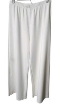 Bryn Walker Women’s Wide Leg Pull On Pant Ivory White (L)  - £31.41 GBP