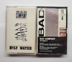 Bad Company Cassette Lot Holy Water and 10 From 6 - $9.89