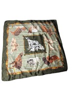 Art Of The Scarf Dog Dogs Tie Rack Square 33” Italy - $24.61 CAD