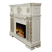 Vendome 59&quot; Fireplace, Antique Pearl Finish - $2,092.00