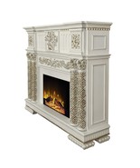 Vendome 59&quot; Fireplace, Antique Pearl Finish - $38,508.56 MXN