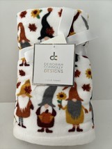 Deborah Connolly 2PC HAND Towels Set Gnome Elf Autumn Sunflowers 100% Co... - $538.22 MXN