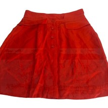 nurode poppy utility Button Faux Pocket skirt Size S - $14.84