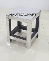 NauticalMart Aluminum Side Table Modern Stool - $399.00