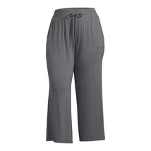 Terra &amp; Sky Women&#39;s Plus Size 0x 14W Knit Pull On Pant Metal Gray Brand NEW - £7.86 GBP