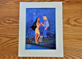 Pocahontas The Disney Store Exclusive Commemorative Lithograph 1995 Matted - £19.81 GBP