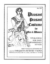 Pleasant Peasant Costume DIY Booklet by Queta&#39;s Closet #210 SCA Ren Fair... - £8.38 GBP