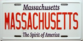 Massachusetts State License Plate Novelty Fridge Magnet - $7.99