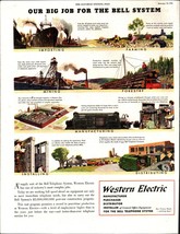 1946 Western Electric Farming Mining Manufacturing for Bell Telephone Pr... - $24.11
