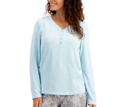 allbrand365 designer Womens Soft Knit Pajama Top Only,1-Piece, X-Large, Cyan - $50.00