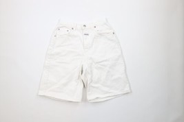 Vintage 90s Streetwear Boys Size 25 Distressed Baggy Denim Jean Shorts W... - £27.02 GBP