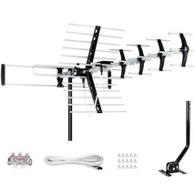 [Newest 2023] Five Star Outdoor HDTV Antenna up to 200 Mile Long Range, ... - £131.35 GBP