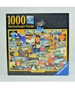 Ravensburger Road Trip USA 1000 Piece Jigsaw Puzzle 100% Complete No.81370 - £24.62 GBP