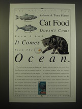 2000 Purina One Cat Food Ad - The flavor in our Salmon &amp; Tuna flavor Cat food - £13.87 GBP