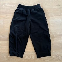 COS Black Cotton Barrel Leg Cropped Jogger Pants Medium - $74.99