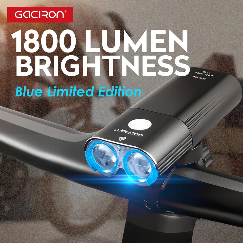 GACIRON V9DP-2000 Headlight 2000 lumens Bicycle Front light Waterproof USB - £135.37 GBP