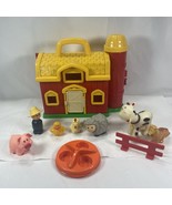 Blue Box Barn Fold Out And Play Farm Barn With Attached Silo Toy Just Barn - $28.22