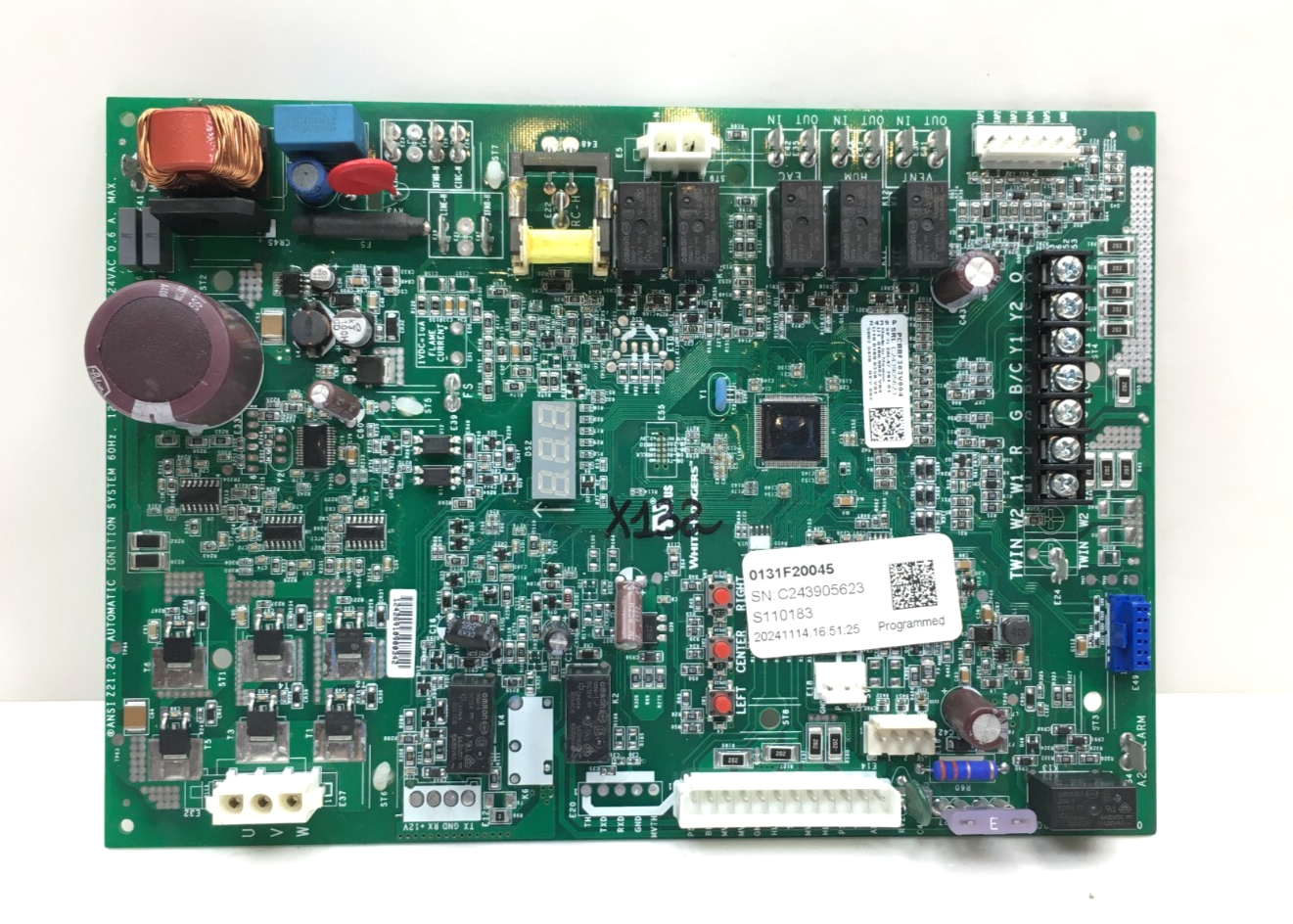 EMERSON PCBBF303V004 Furnace Control Circuit Board 50L47-291-01 used #X132 Item image 2