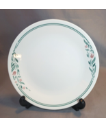 Corelle Rosemarie 8-1/2 in.  Luncheon Plate Teal Green Floral Pink Tulip... - £11.69 GBP