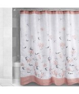 Traditions DANA POINT Shower Curtain Nautical Starfish Shells Coral Gray... - £20.44 GBP