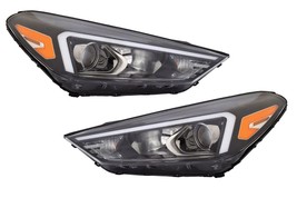 Fits Hyundai Tucson 2019-2021 Se Model W/O Led Headlights Head Lamps Lights Pair - £645.61 GBP