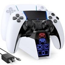 Compatible With PS5 Controller Charger Station with 5V/3A AC Adapter - £11.36 GBP