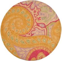 EORC Round Rugs for Living Room &amp; Home Décor  Non-Slip Hand-Tufted Wool... - £111.12 GBP+