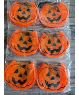 Vintage Halloween Jack O Lantern Mini Pumpkin Treat Bags Rare HTF NOS - £19.51 GBP
