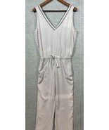 Anthropologie Cloth &amp; Stone Womens XS Light Gray Sleeveless Jumpsuit Romper - $15.57