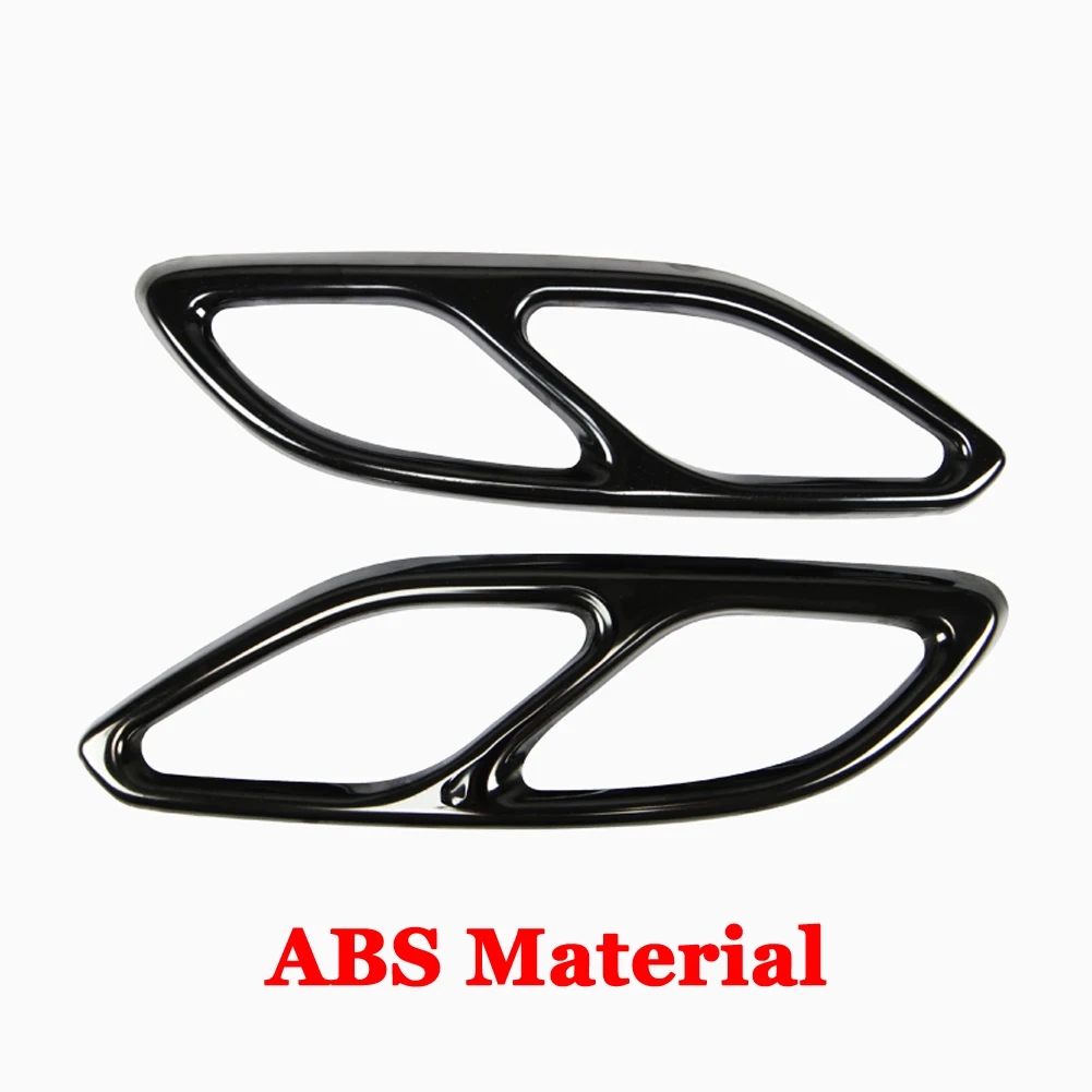 ABS Car Accessories Muffler Exhaust Pipe Tail Cover Trim For  Benz CLA Cl C118 W - £108.16 GBP
