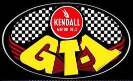 KENDALL GT-1  Motor Oil - Original Vintage 1960&#39;s 70&#39;s Racing Decal/Sticker - $6.79