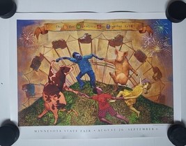 Official Minnesota State Fair 2004 Poster &quot;The Great Minnesota Get Together&quot; - £34.02 GBP