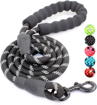 2/4/5/6 FT Dog Leash with Comfortable Padded Handle and Highly Reflective Thread - £8.42 GBP