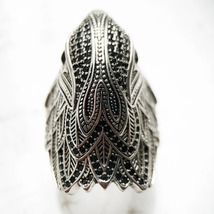 Cocktail Ring Elegant Falcon Gift For Women &amp; Men Europe 925 Sterling Si... - £13.62 GBP
