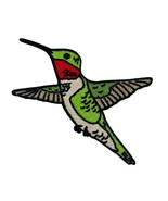 Hummingbird Embroidered Iron-on Patch - £5.52 GBP