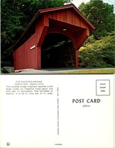 Ohio(OH) Dayton Carillon Park Covered Bridge Little Sugar Creek Vintage Postcard - £7.51 GBP