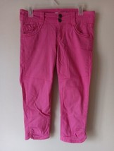 Candie&#39;s  Women&#39;s Hot Pink Capris Size 5 Pockets Bows on back pockets - $11.87
