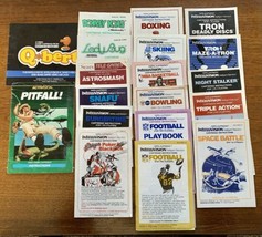 Lot of 18 Intellivision Game Instruction Books Clean No Damage - $39.60