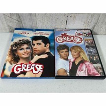 Grease and Grease 2 DVD Lot Olivia Newton-John John Travolta Michelle Pfeiffer - £2.94 GBP