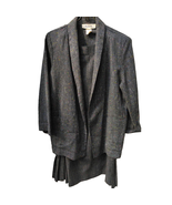 Vintage Pretense 80s 90s Ladies Size 5 Skirt Jacket Suit Grey Multicolor... - $24.11 CAD