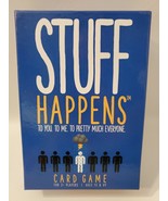 Stuff Happens  To You. To Me. To Pretty Much Everyone  Card Game Blue Box - $5.79