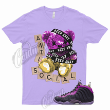 ANTI T Shirt for Little Posite One Cave Purple Lil Foamposite Lilac Lavender - £20.44 GBP+