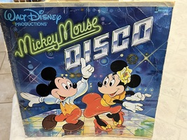 Walt Disney Mickey Mouse Disco Vintage Children&#39;s LP Album 1979 - £23.42 GBP