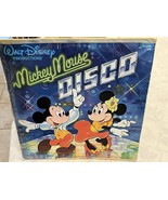 Walt Disney Mickey Mouse Disco Vintage Children&#39;s LP Album 1979 - $29.99