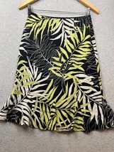 Talbots Pure Silk Mini Skirt Women Petites Size 2 Tropical Vacation Summer - £18.94 GBP