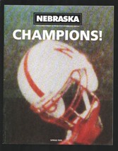 Nebraska 1995-NCAA Football Champions-Info &amp; photos from the football team &amp; ... - £20.31 GBP