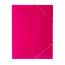 Marbig A4 Brights Soft Touch Document Wallet (Pink) - £29.01 GBP