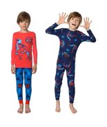 Spider-Man Boys Girls Pajamas Multicolor 4-Piece Snug Fit Cotton Lightwe... - $55.76 CAD