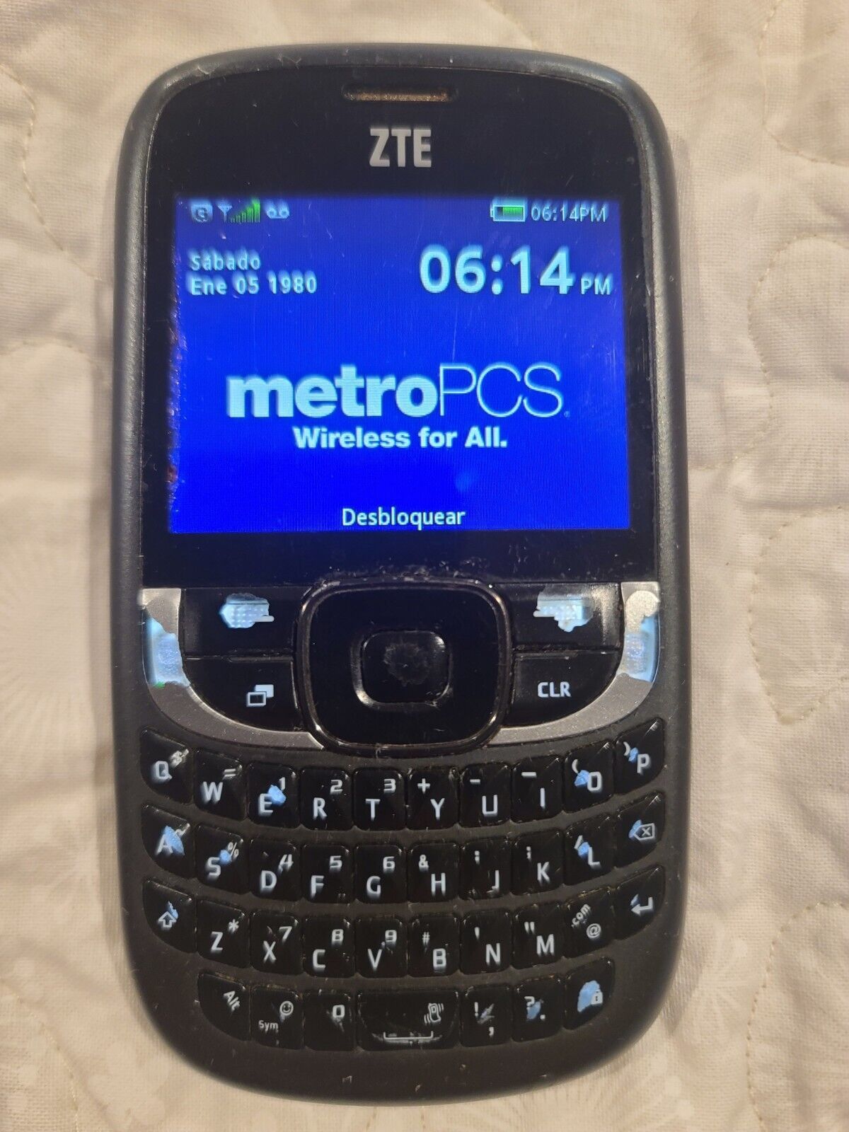 ZTE Aspect F555 - Black ( MetroPCS ) Cellular Phone - Parts or Repair - $9.79